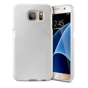 Etui Mercury iJELLY do Samsung S6 G920 srebrne