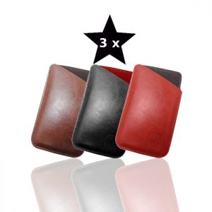 Pakiet Slim Up Smooth XXL S2 9szt 3* (czarny+czerwony+brąz)