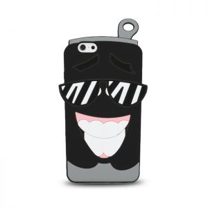 Nakładka Silikon 3D Cup do iPhone 5/5s/5SE czarna