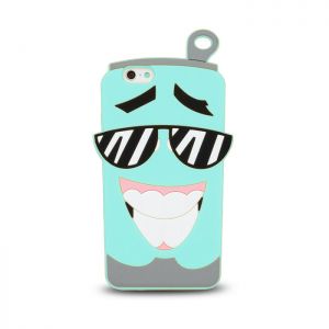 Nakładka Silikon 3D Cup do iPhone 5/5s/5SE jasnoniebieska